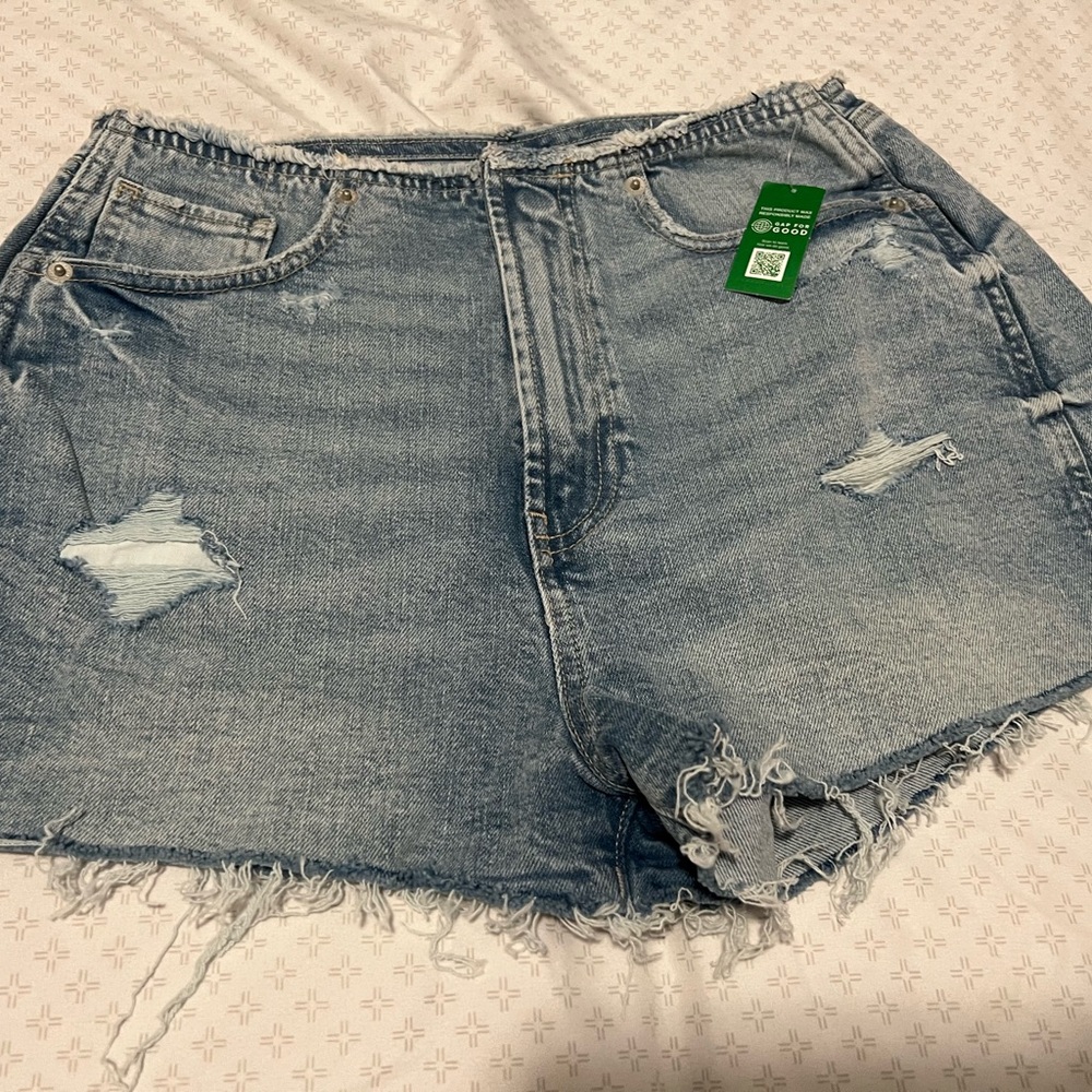Women's Distressed Denim Shorts
